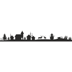 Sticker Noël Frise 3