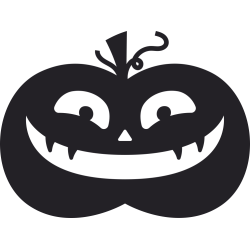 Sticker Citrouille Halloween 3