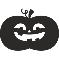 Sticker Citrouille Halloween 4