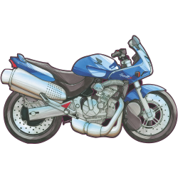 Autocollant 1287-Honda-Hornet