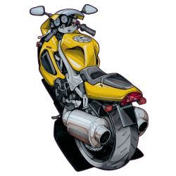 Autocollant 1309-Honda-Firestorm