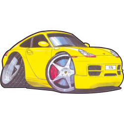 Autocollant 1322-Porsche-996
