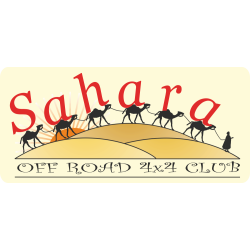 Autocollant 4x4 Sahara