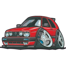 Autocollant 141-Golf MK2