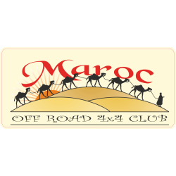 Autocollant 4x4 Maroc