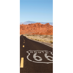 Sticker Porte Route 66 2