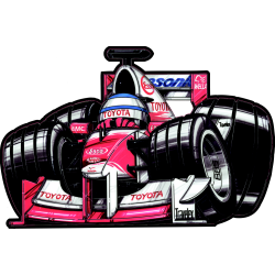 Autocollant F1_Toyota_McNish