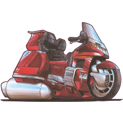 Autocollant 1567-Honda-Goldwing