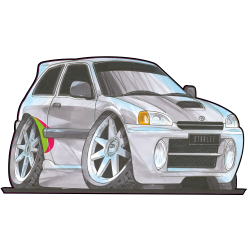 Autocollant 1582-Toyota-Starlet