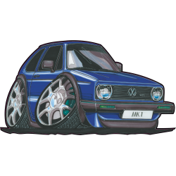 Autocollant 164-Golf MK1