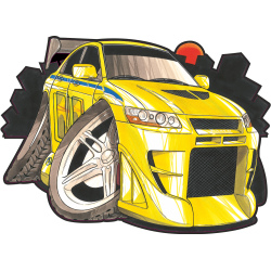 Autocollant 1686-2 fast 2 Furious-2