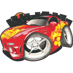 Autocollant 1687-2 Fast 2 Furious