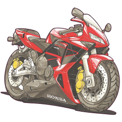 Autocollant 1706-Honda-CBR-600RR