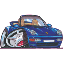 Autocollant 173-Porsche-911