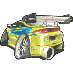 Autocollant 1733-Fast and the Furious-3