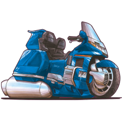 Autocollant 1861-Honda-Golwing