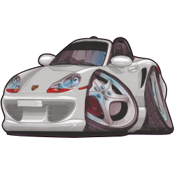 Autocollant 1891-Porsche-Boxter