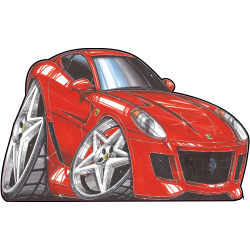 Autocollant 1916-Ferrari-599-GTR