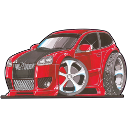 Autocollant 1922-Golf Gti