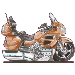 Autocollant 1956-Honda-Goldwing