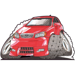 Autocollant 2071-Toyota-Corolla
