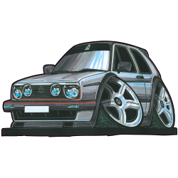 Autocollant 236-Golf MK2