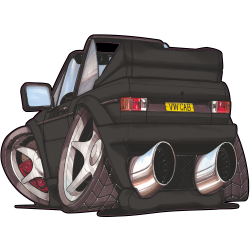 Autocollant 2432-Golf Cabrio
