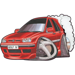 Autocollant 2470-Golf MKIV