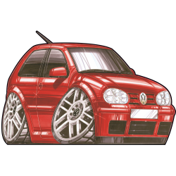 Autocollant 2508-Golf VR6