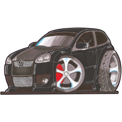 Autocollant 2535-Golf GTi