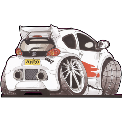 Autocollant 2562-Toyota-Aygo