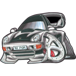 Autocollant 301-Porsche-911