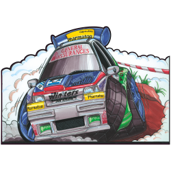 Autocollant 308-Renault Clio Rally