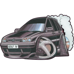 Autocollant 341-Golf MK4