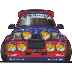 Autocollant 395-Renault Giordini