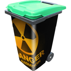 Sticker Poubelle Danger Radiation