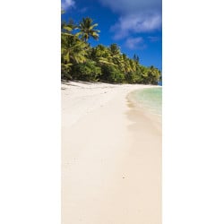 Sticker Porte Ile Paradisiaque