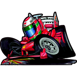 Autocollant F1_Ferrari_irvine