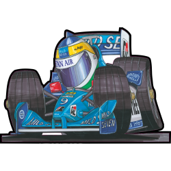 Autocollant F1_Benetton_Fisicella