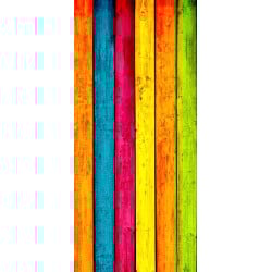 Sticker Porte Bois Multicouleur