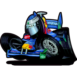 Autocollant F1_Sauber_Alesi