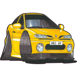 Autocollant 492-Renault Megane Coupe
