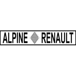 Autocollant Alpine Renault Retro 1