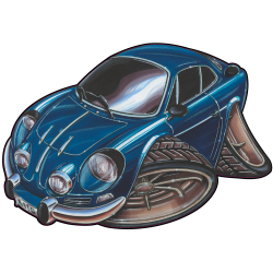 Autocollant 543-Renault Alpine