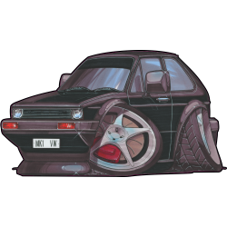 Autocollant 549-Golf MK1