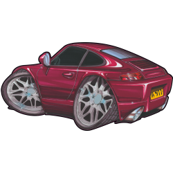 Autocollant 595-Porsche-911