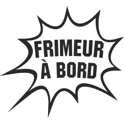 Sticker Humour Frimeur