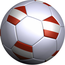 Sticker ballon foot autriche