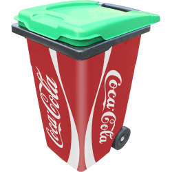 Sticker Poubelle Coca Cola