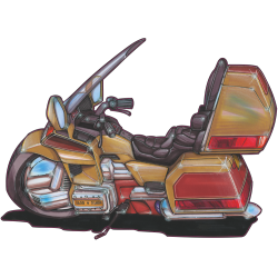 Autocollant 600-Honda-Goldwing
